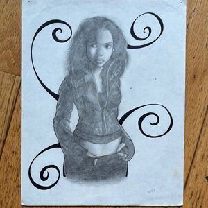 Black and White Artistic Portrait